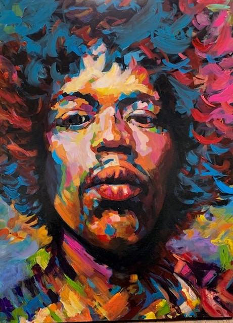 Jimi Hendrix
Painted by Local Walla Walla Artist Michael W. Butler
